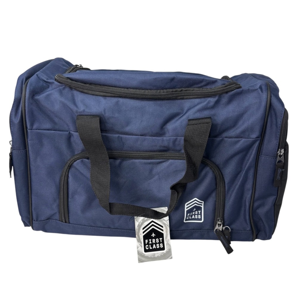 First Class 20 Inch Duffle Bag Cobalt Blue Toiletry Bag Travel NWT